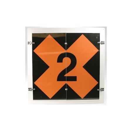 Accuform MILITARY FIRE DIVISION FLIP PLACARD MPG202 MPG202